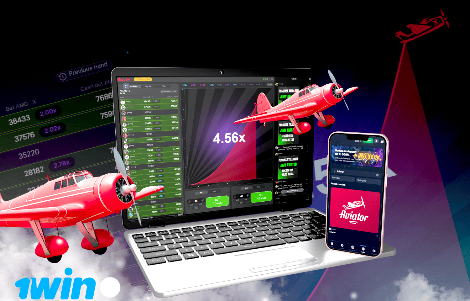 1win aviator app