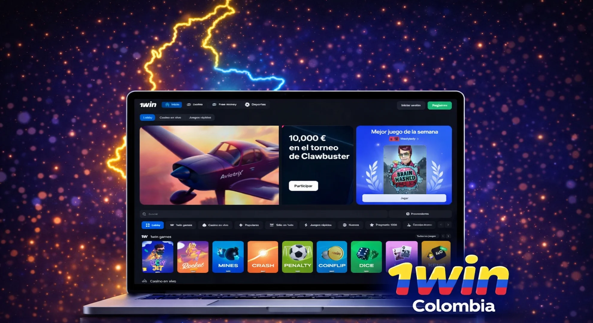 Elige un juego el casino 1win