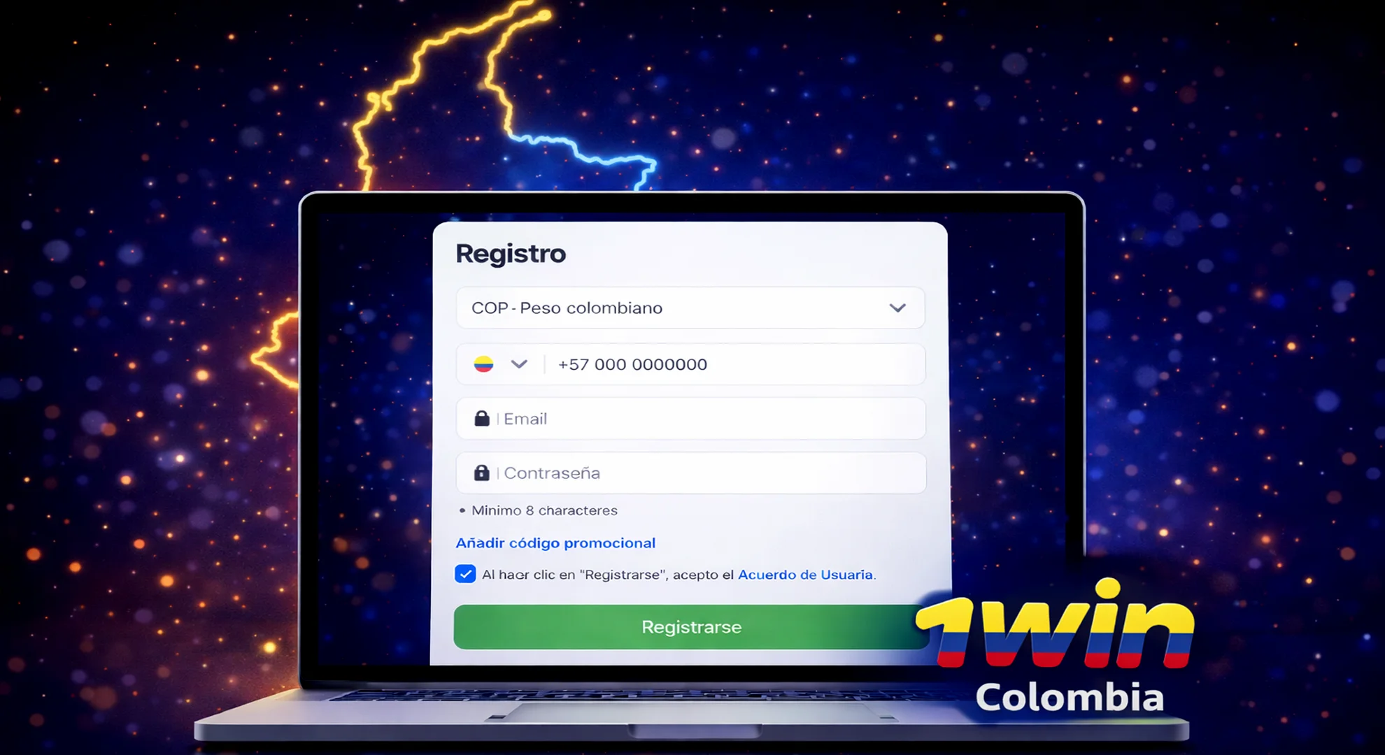 Registro el casino 1win